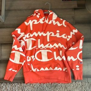 Champion Coral Sweatshirt Size Medium